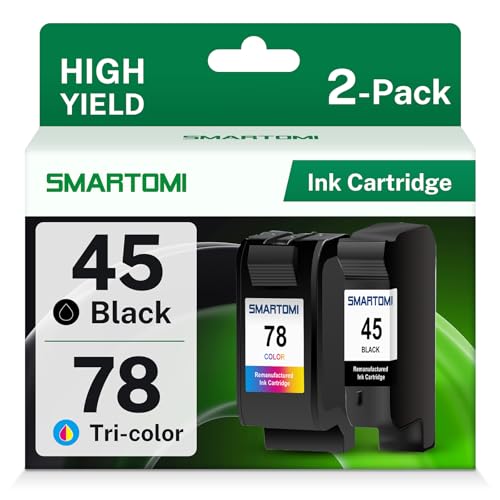 Cartouches encre HP 45 78 haute précision pour Officejet G55 et Deskjet 1280