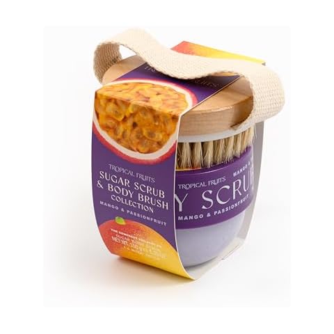 Tropical Fruits Exfoliating Sugar Scrub with Mango and Passionfruit Cover