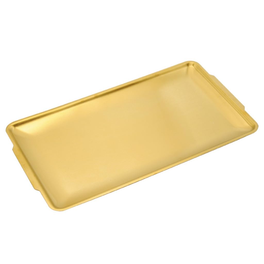 Elnwnnkc Golden 304 Cookie Baking Plates Rectangular Non Stick Plates Oven Baking Gadgets 2 Materials 3 Sizes And 2 Colors To Choose Stainless Steel Bakeware