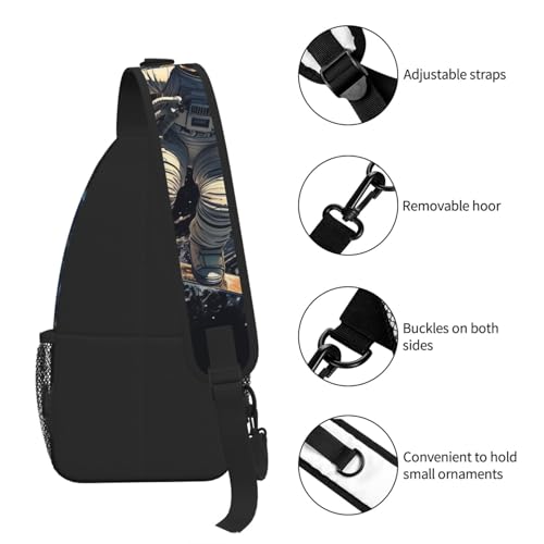 Mochila Sling Crossbody para mujer y hombre miniatura 5