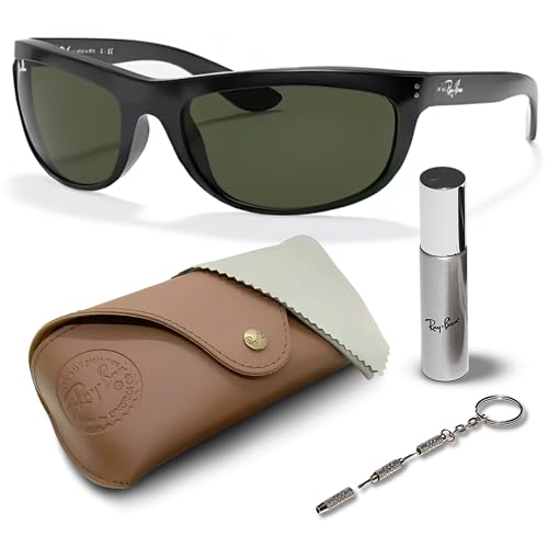 Ray-Ban RB4089 BALORAMA Rectangle Shaped Sunglasses for Men & Women with Official RAYBAN Eyewear Kit