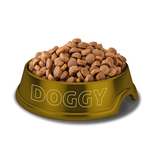 DOGGY Dog Geflügel Adult, 10 kg, Trockenfutter mit hohem Fleischanteil für ausgewachsene Hunde, getreidefreies Hundefutter mit Lachsöl, Made in Germany