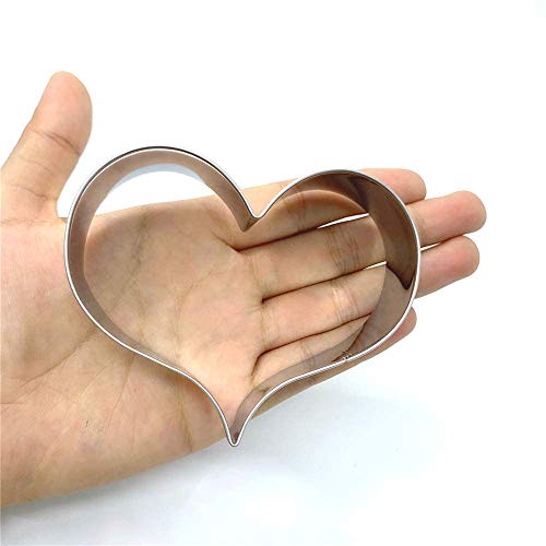Liliao Heart Cookie Cutter For Wedding/Baby Shower/Mother's Day - 3.6 X 2.8 Inches - Stainless Steel #TOP4