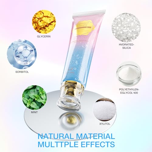 Image of Niacinamide Whitening Toothpaste, Radiant Niacinamide Toothpaste with Mint Flavor - Natural Gentle Care, Deep Stain Removal Clean, Fluoride-Free Whiten Toothpastes Improves Gum Health