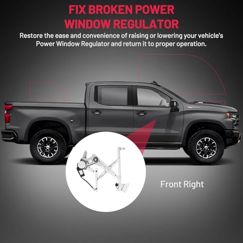 Image of BDFHYK 741-004 Power Window Regulator with Motor Front Right Compatible with Subaru Forester 2003-2008
