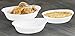 Luminarc Baking Dish Set Fine White Porcelain- Set of 3 Oval Shape | European Made | Extra Light and Resistant Oven Cookware