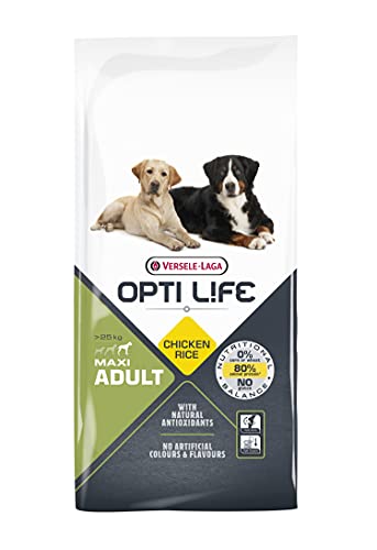 VERSELE-LAGA - Opti Life Adult Maxi - Trockenfutter für Hunde - Große Rassen - 12,5kg