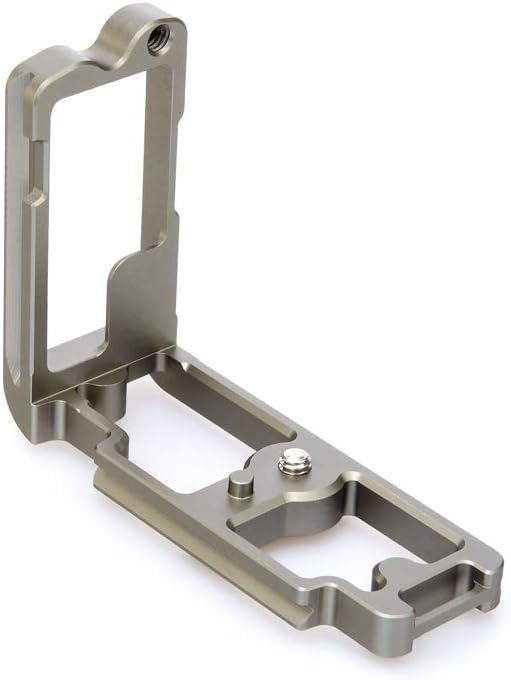 3 Legged Thing Zelda Dedicated Camera L-Bracket - Arca Swiss Compatible L-Bracket for Landscape and Portrait Photography - Metallic Slate Grey (Zelda-G)