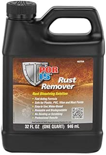 POR-15 Rust Remover - 1 qt - Rust Dissolving solution | Reusable and Biodegradable | Safe to Use On Delicate Metal Parts, Plastic, PVC, Viton, and Most Paints