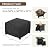 iBirdie Square Fire Pit Cover 50 x 50 inch Outdoor Waterproof and Weatherproof Heavy Duty 600D Patio Furniture Table Fireplaces Covers
