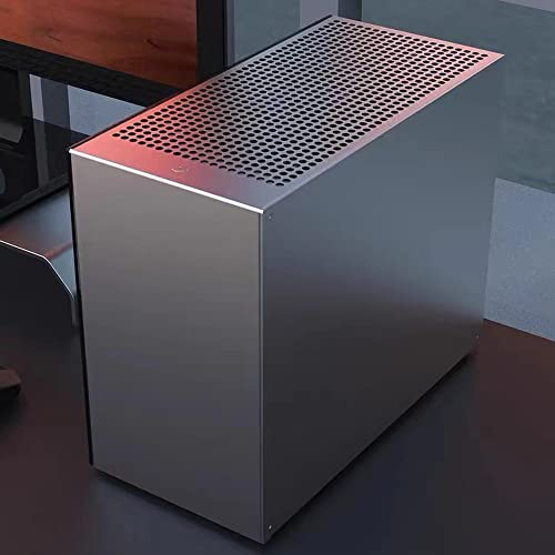 Aluminum Alloy Computer Case Zzaw C2(New Version), Support Matx Motherboard Atx Sfx Psu Desktop Pc Mini Micro Portable 2023 Small Chassis With Tempered Glass For Gaming And Home Use #TOP1