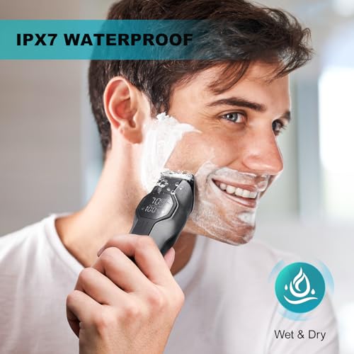 Beard Trimmer for Men - 14 in 1 Professional Mens Grooming Kits, Hair Clippers with Dual-S - image 5