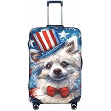 American Eskimo Dog Elastic Travel Luggage Cover Travel Suitcase Protective Cover