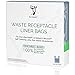 EcoLeo, Compatible with LitterMaid & Nature's Miracle Waste Receptacles, Compostable Certified, Plastic-Free, 60 Refill Bags with Handles, Use in Self-Cleaning Litter Box Waste Trays