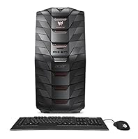 Acer Predator Desktop, Intel Core i7, GeForce GTX 1080, 16GB DDR4, 256GB SSD, 2TB HDD, Win 10, AG6-710-70016