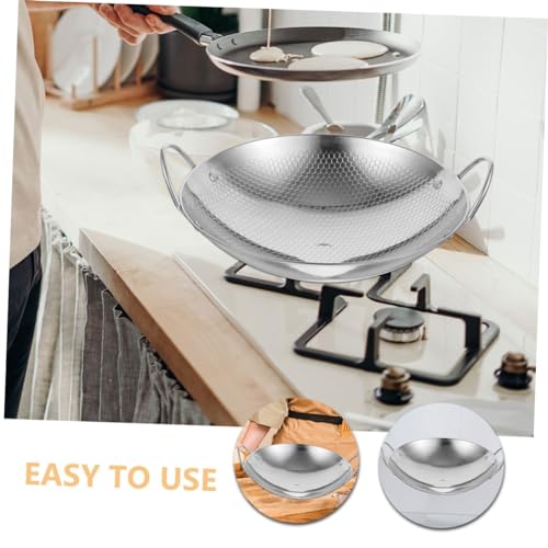 Wok de acero inoxidable VICASKY con doble asa miniatura 3
