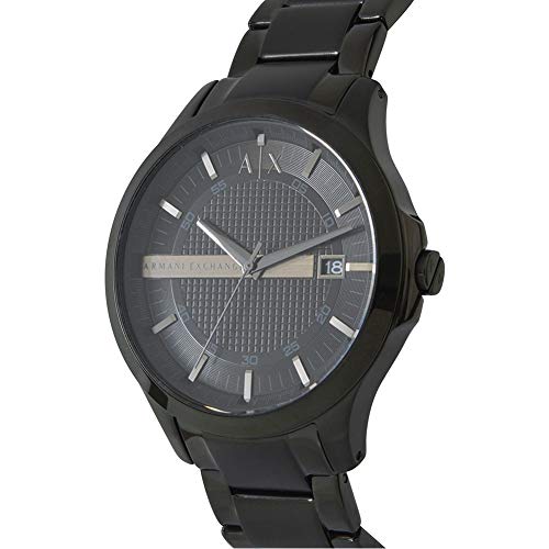 Armani Exchange Analog Men's Stainless Steel Watch AX2104 (Black Dial Black Colored Strap) - Image 3