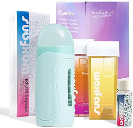 Waxfans Waxing,Waxing Kit for Women,Easy to Use Suitable for Beginners Waxing at Home,Long-Lasting Hair Removal Effect Enjoy Sexy Skin,Great Gift Waxing Kit