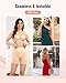 ForeverShaper Shapewear Tummy Control Seamless Slip Shorts for Under Dress Breathable Anti Chafing Shaper Shorts for Women Nude