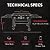 Gas One Propane Burner Grill–36-Inch Flat Top Grill Griddle Cooking Station–Foldable 4 Burner Propane Grill with Pre-Seasoned Griddle–Professional Burners for Outdoor Cooking with Side Shelves, Black