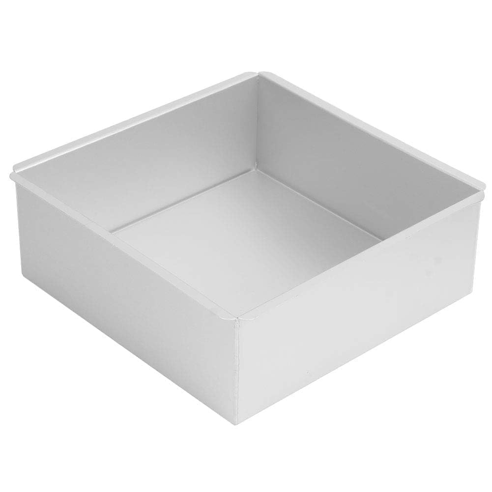 Square Cake Pan,Anodized Aluminum Square Cheesecake Pan with Removable Bottom,8.7inch Bakeware Square Cake Pan