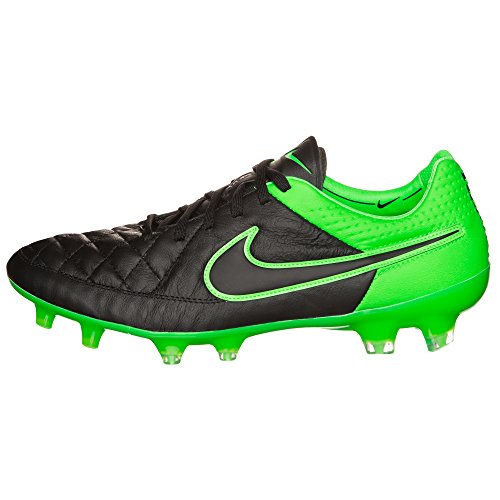 Nike Tiempo Legend V Fg Men's Soccer Cleats (Black/Black-Grn Strk-Grn Strk, 7.5) #TOP4