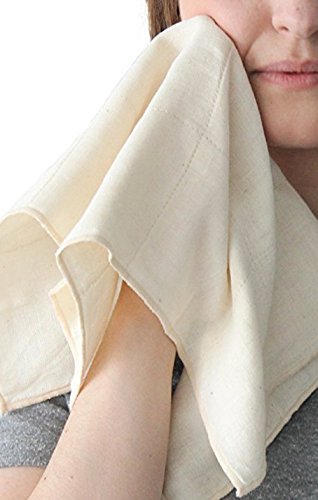 Nawrap 100% Organic Cotton, Face Towel, Ivory #TOP2