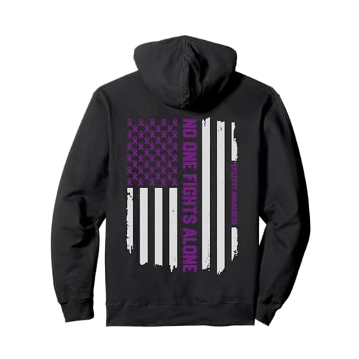 Epilepsy Awareness Hoodie - American Flag Epilepsy Hoodie