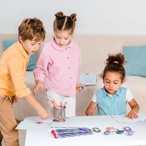 36 lápices flexibles de colores con goma para escuela miniatura 6