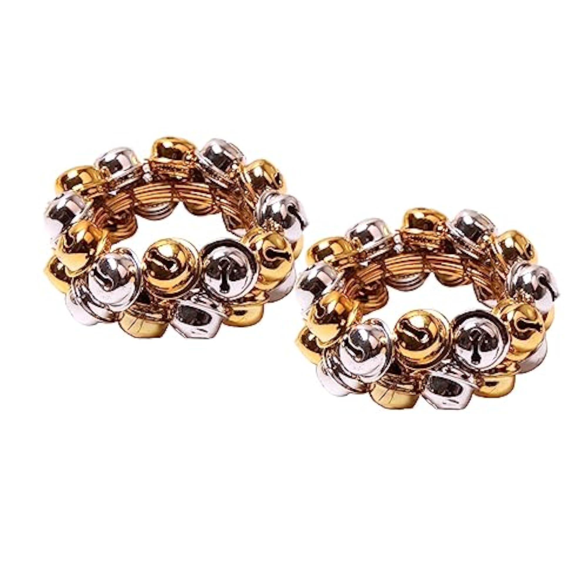 8 Pieces Christmas Napkin Rings Jingle Bell Table Decoration