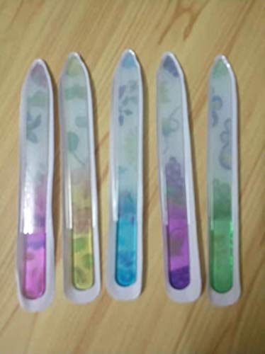Premium Crystal Glass Nail Files Set - Professional Manicure