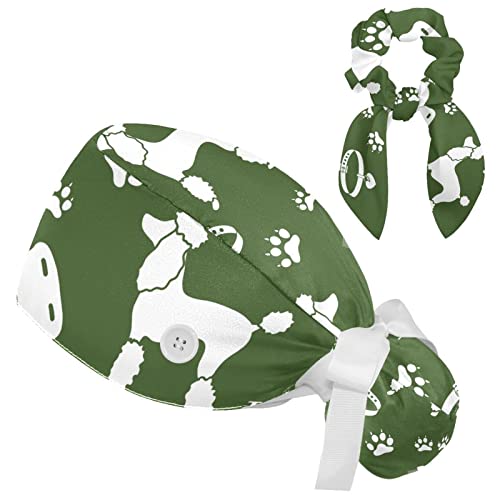 Bonnet bouffant à nouer pour le toilettage et soins des animaux domestiques