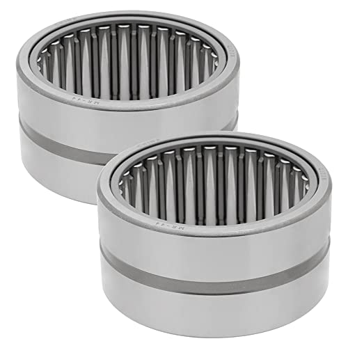 [2-Pack] MR 44 - Needle Roller Bearing - 2.75 in Inner Diameter (Bore), 3.5 in Outer Diameter, 1.75 in Width - with Oil Hole