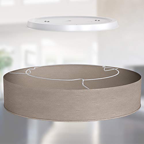 B.K.Licht Plafoniera LED in tessuto, LED