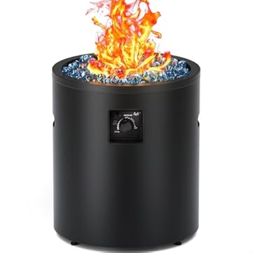 fire pits round propane