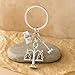 DONWOIE Lawyer Keychain with Legal Code, Scales of Justice & Gavel Charms,Law Book Keychians Gift for Lawyers, Law Students & Justice Advocates