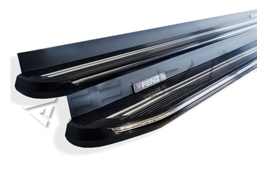Estribos Laterales Negros con Cromo para Toyota Corolla Cross miniatura 3