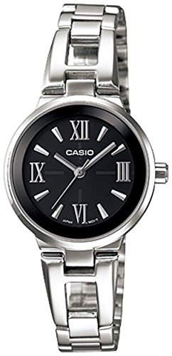 Casio Women's Core LTP1340D-1A Black Stainless-Steel Quartz Watch