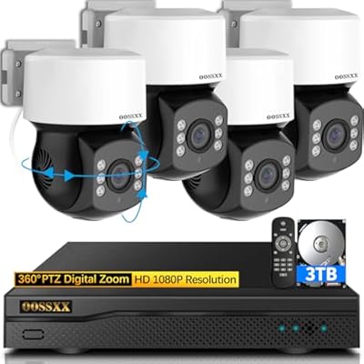 OOSSXX PTZ Full HD HD-Wired Outdoor Security Camera Burkina Faso