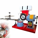 【5 Avantages Révolutionnaires】L'angle du moteur est réglable, permettant un affûtage précis des dents alternées des lames de scie, aussi bien à droite qu'à gauche.