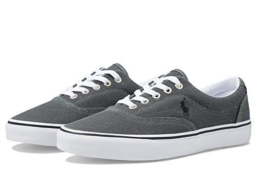 Preisvergleich Produktbild POLO RALPH LAUREN Keaton-Pony Sneaker, Schwarz / Safety Yellow, 41 EU