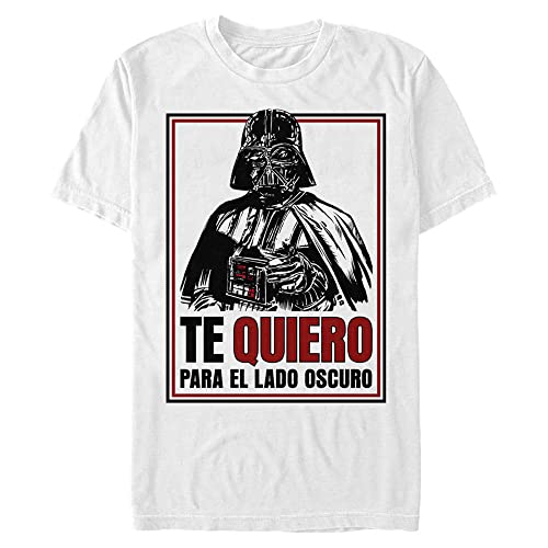 T-shirt Star Wars Te Quiero pour homme en coton noir