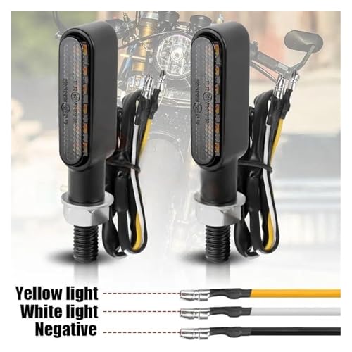 Luz de posición lateral para scooter y lámpara direccional de 12V trasera 6