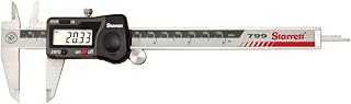 Starrett 799A-6/150 Digital Caliper, Stainless Steel, Battery Powered, Inch/Metric, 0-6" Range with a NIST-Traceable Calibration Certificate with Data