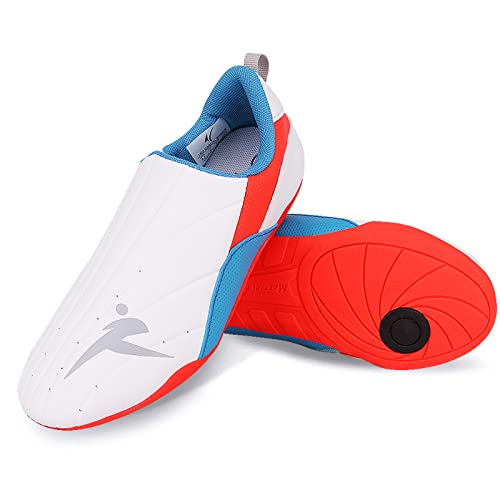 Hm Vicyy Taekwondo Schuhe Taekwondo-Schuhe für Erwachsene,Männer und Frauen,Mikrofaser,atmungsaktiv,rutschfest,Trainingsschuhe,professionelle Taekwondo-Trainerschuhe Cover