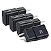 Adaptive Fast Charging USB Wall Charger, Qihop 4-Pack Quick Charge Wall Charger Plug Travel Phone Charger Adapter Compatible Samsung Galaxy S10 S9 S8 S7 S6 Note 8 9, iPhone, LG, HTC and More (Black)
