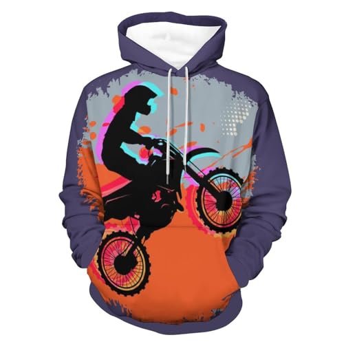 Sweatshirt motocyclette sautante idéal pour les balades de week-end