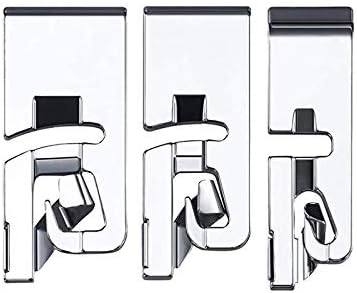 BABY PANDA Narrow Rolled Hem Sewing Machine Presser Foot Set 3 Sizes 3 mm，4 mm，6 mm Suitable for Household