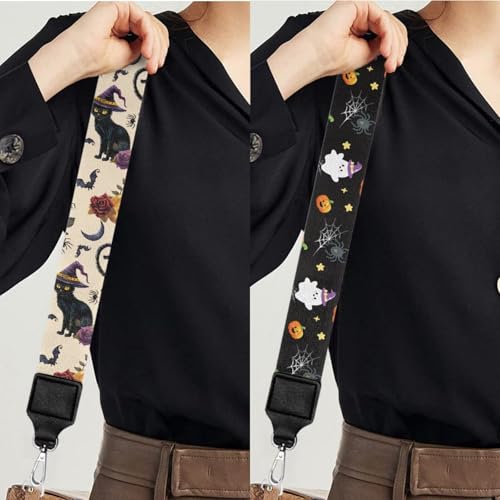 Image of Jeiento Replacement Shoulder Strap,2 Piece Set Guitar Style Handbag Crossbody Strap Adjustable Guitar Straps for Women Girls