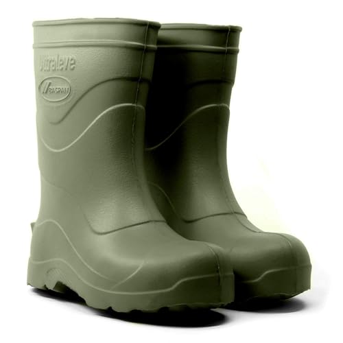 Bota Galocha Eva Verde Militar Ultraleve Para Frio Chuva